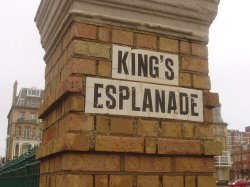 King's Esplanade street sign